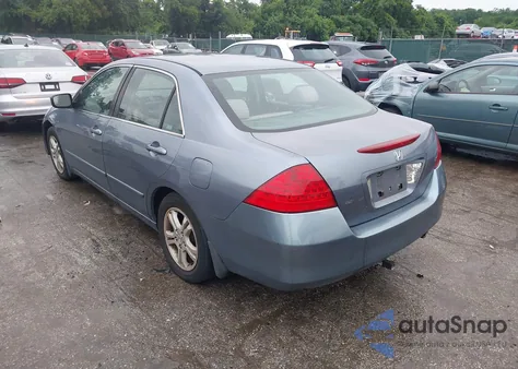 2007 Honda Accord 2.4 Ex из США, поврежденный, VIN 1HGCM56737A065899